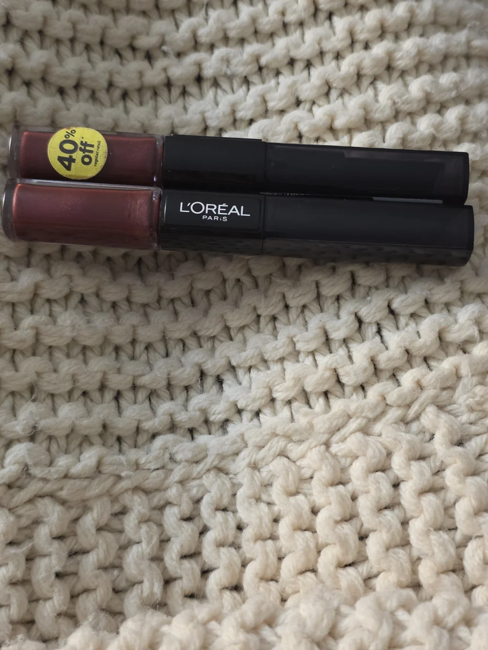 L'Oreal Lipstick Duo 217 Rose Pink Shades